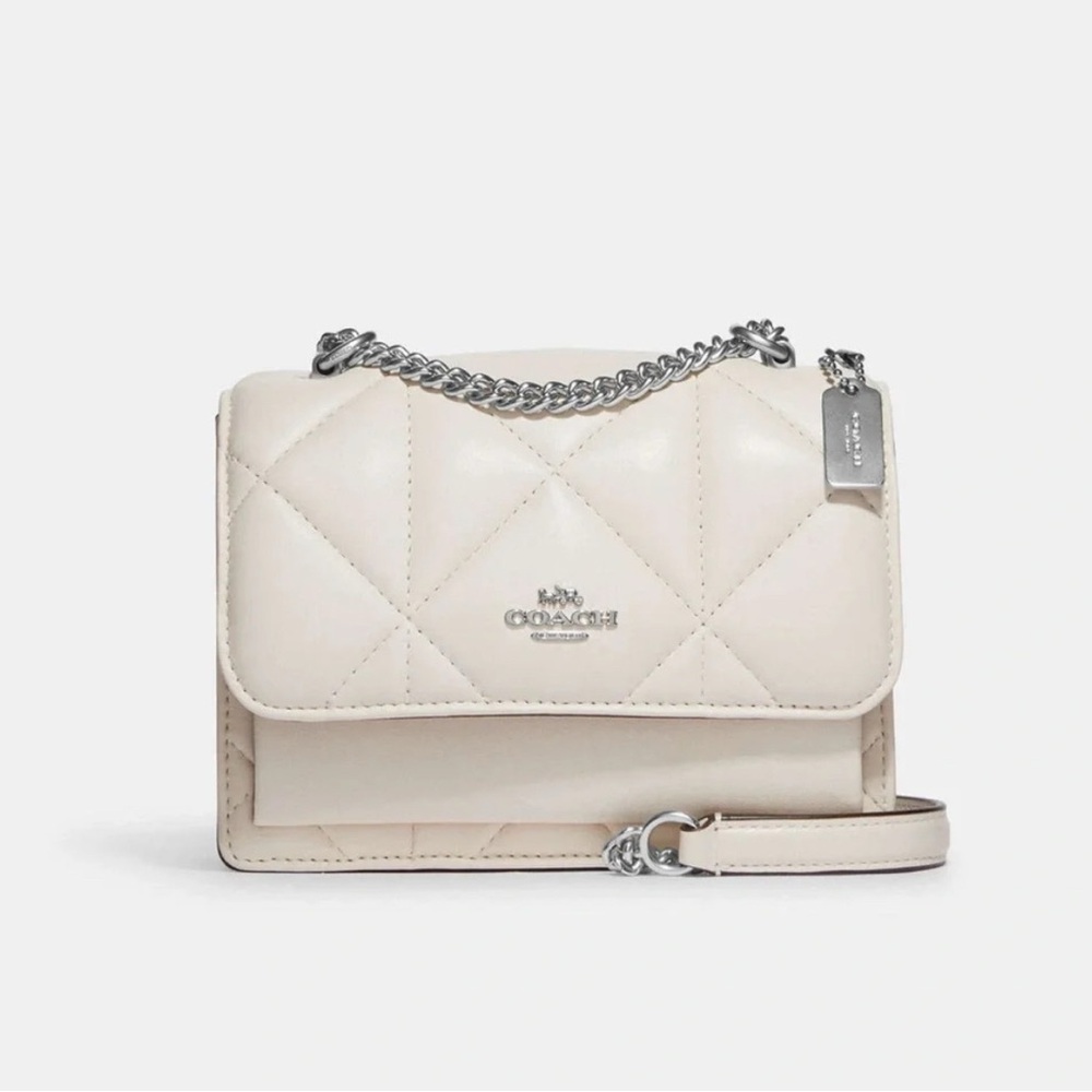 Coach Cream Quilted Women's Bag